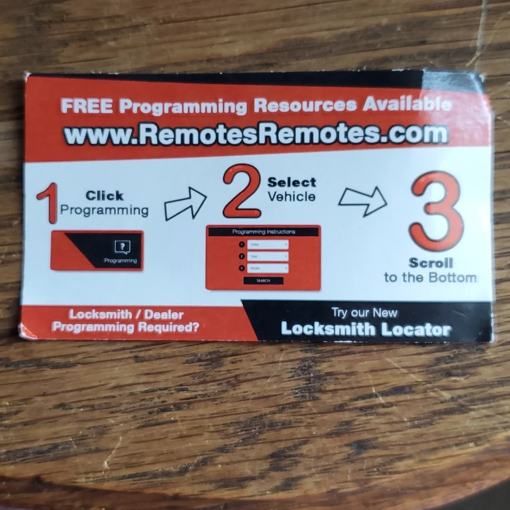 GM 2 OEM Remotes FC 5 Buttons FCC ID 2AOVX-03. Model 2AOVX5B